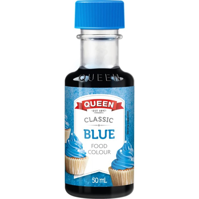 Blue food coloring allergy