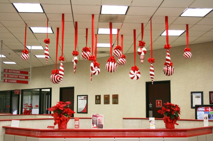 Christmas decor for an office