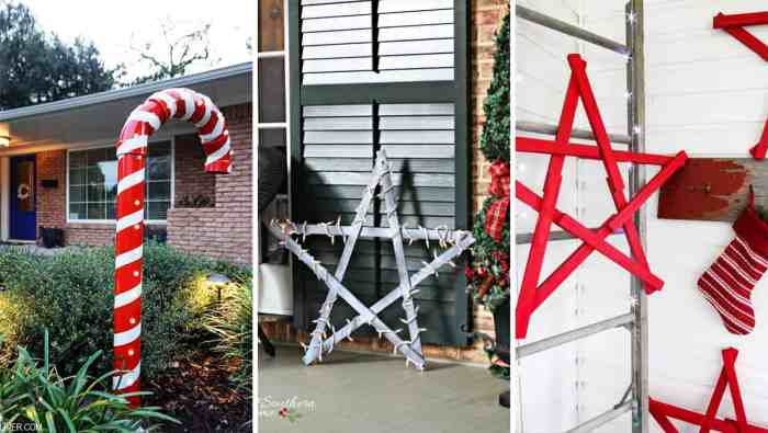 Easy outdoor christmas decor