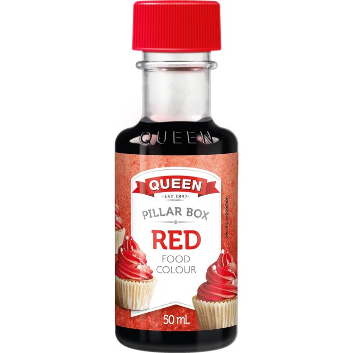 Safe red food coloring