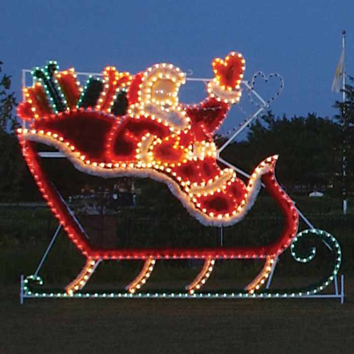 Animated outdoor christmas decor