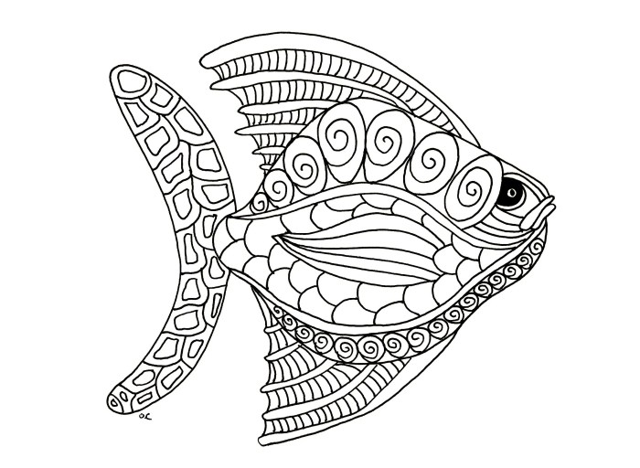 Adolt animal coloring sheets