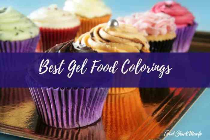 Are gel food coloring oil based