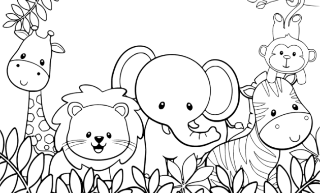 Coloring Pictures of Animals in Natural Habitat