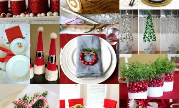 DIY Christmas Table Decor Festive & Fun