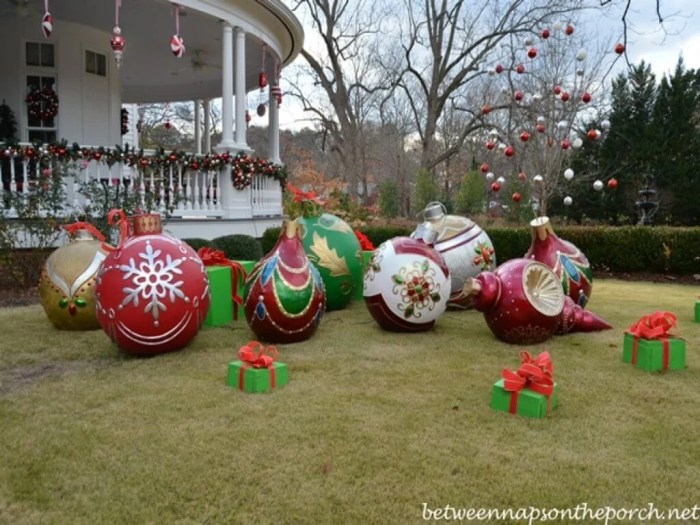 Front yard christmas decor