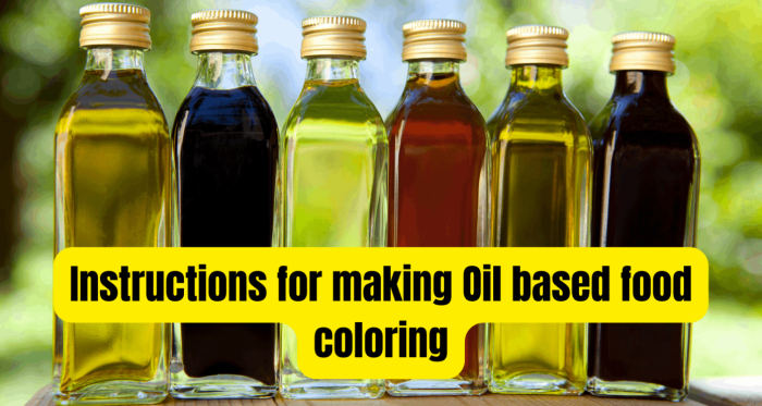 Color mill oil based food coloring