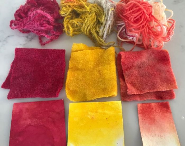 How to dye fabric with food coloring