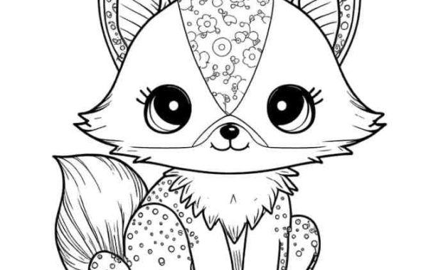 Animal Coloring Pages for Girls Baby Animals