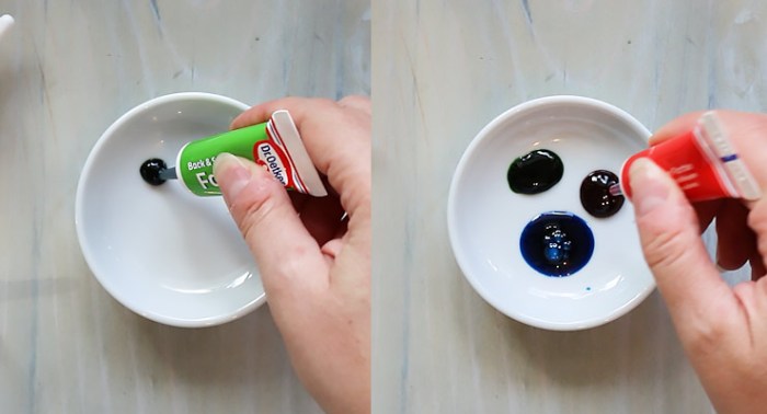 What colors make black with food coloring