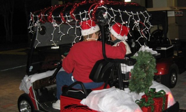 Christmas Decor for Golf Carts Festive Fun on Wheels