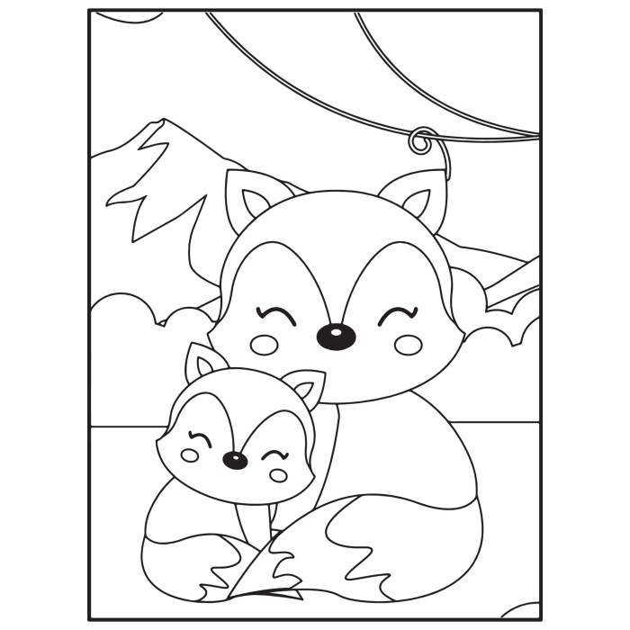 Animal coloring worksheets for kindergarten