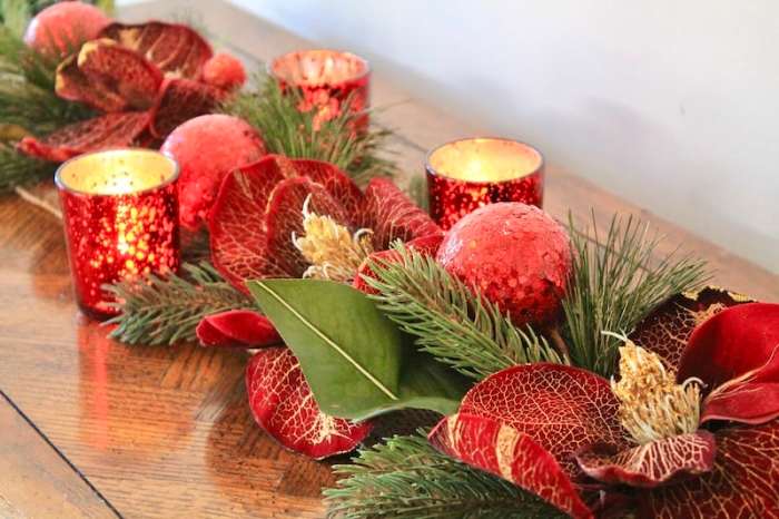 Diy christmas table decor