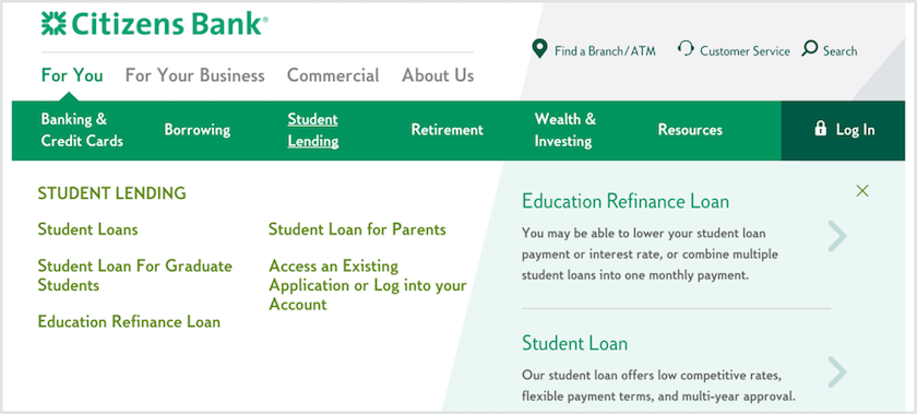 Online login citizens bank banking click one enter step user